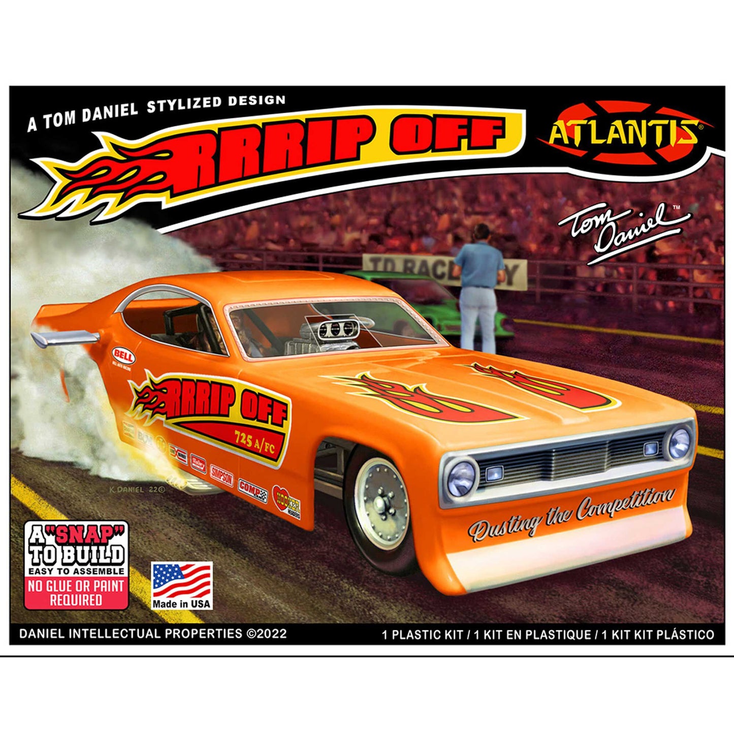 Atlantis 1/32 Snap Tom Daniel RRRRip Off Funny Car