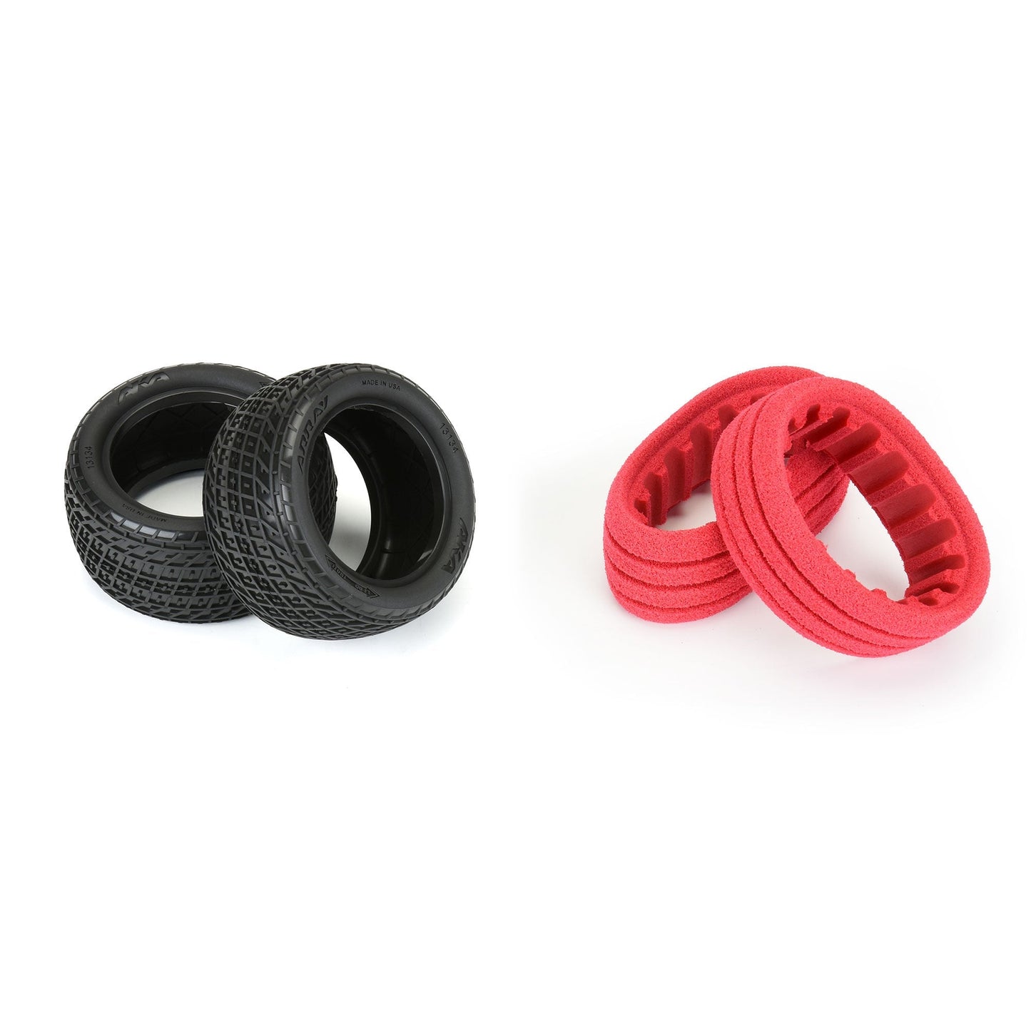 AKA Array 2.2" Super Soft Long Wear Dirt Oval Rear Tires (2)