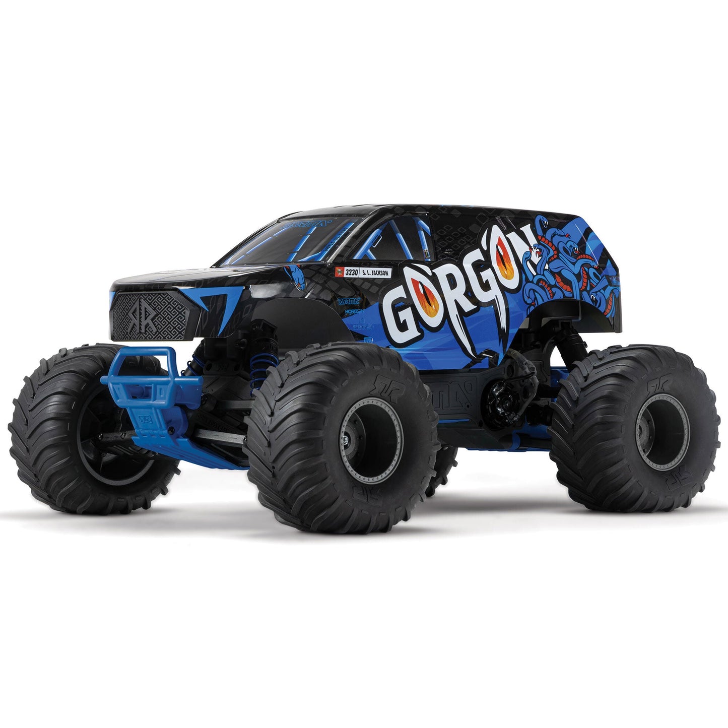 Arrma 1/10 GORGON 2wd RTR Brushed Monster Truck - Blue