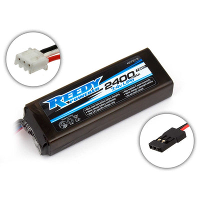 Reedy 2400mAh 2S 7.4V LiPo TX/RX Flat