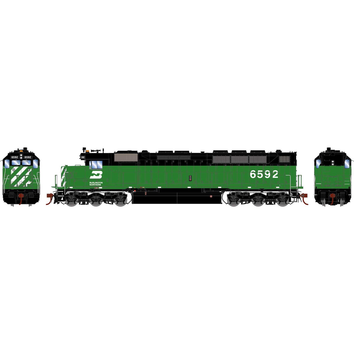 HO GEN SDP45 Locomotive w/DCC & SOUND, BN #6592