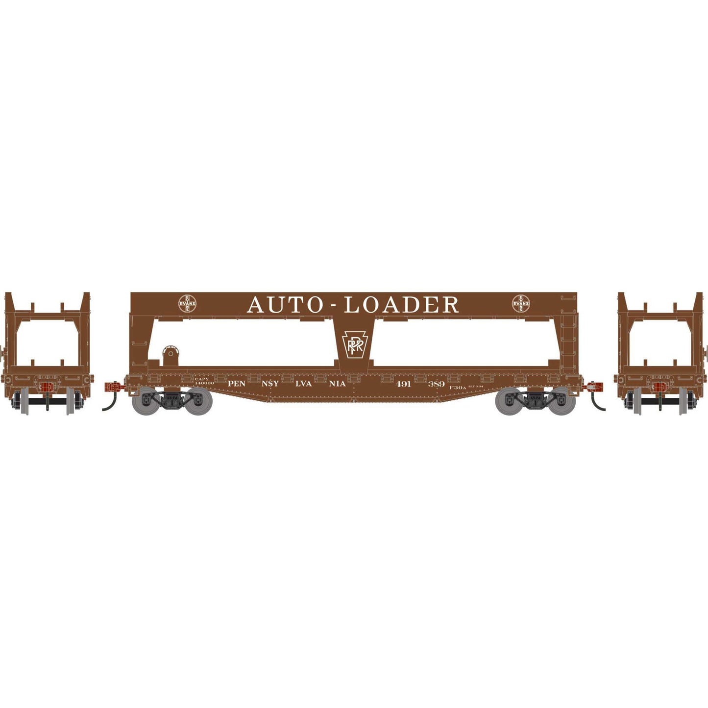 HO 50' Auto-Loader, PRR #491389