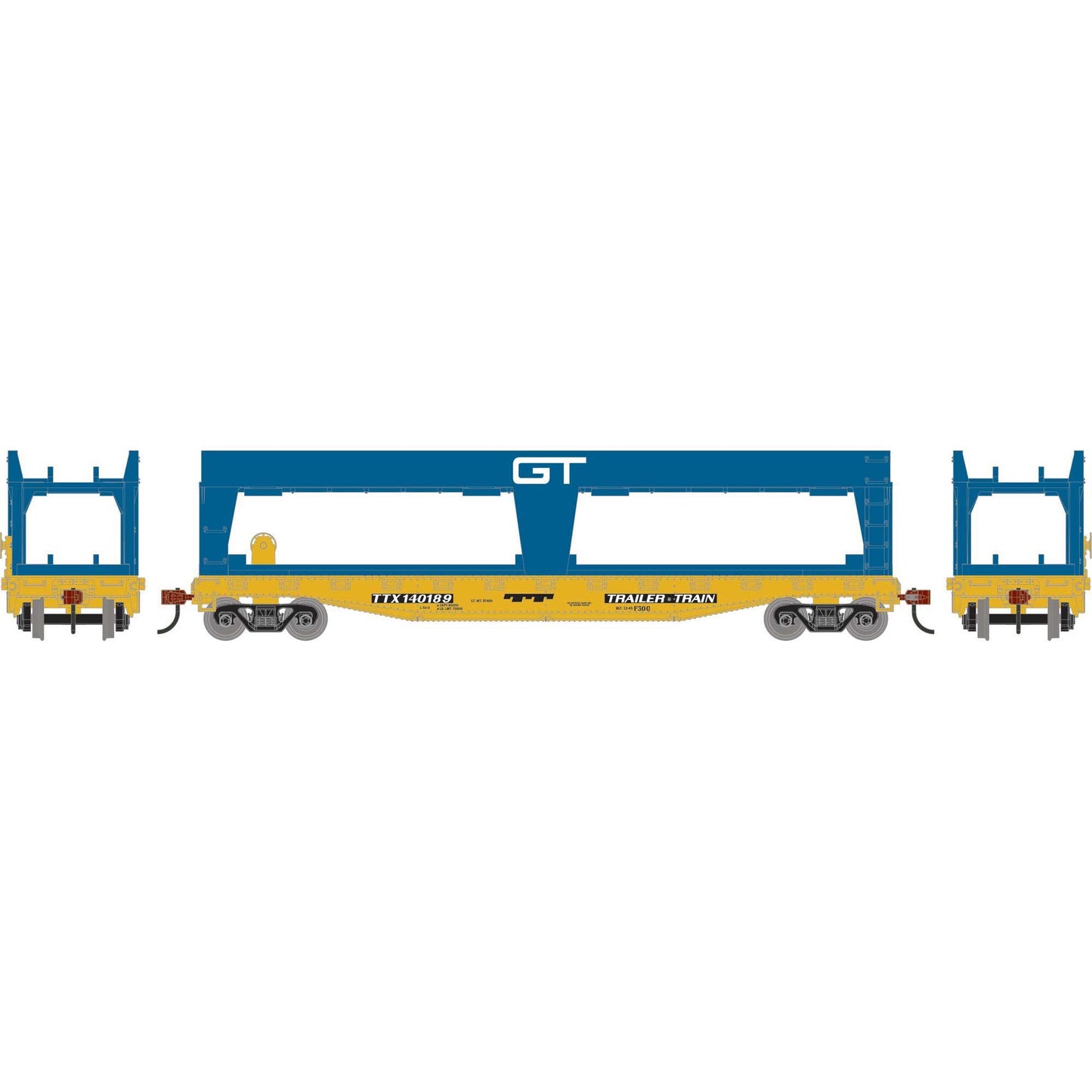 HO RND 50' Double-Deck Auto-Loader, GTW #140189
