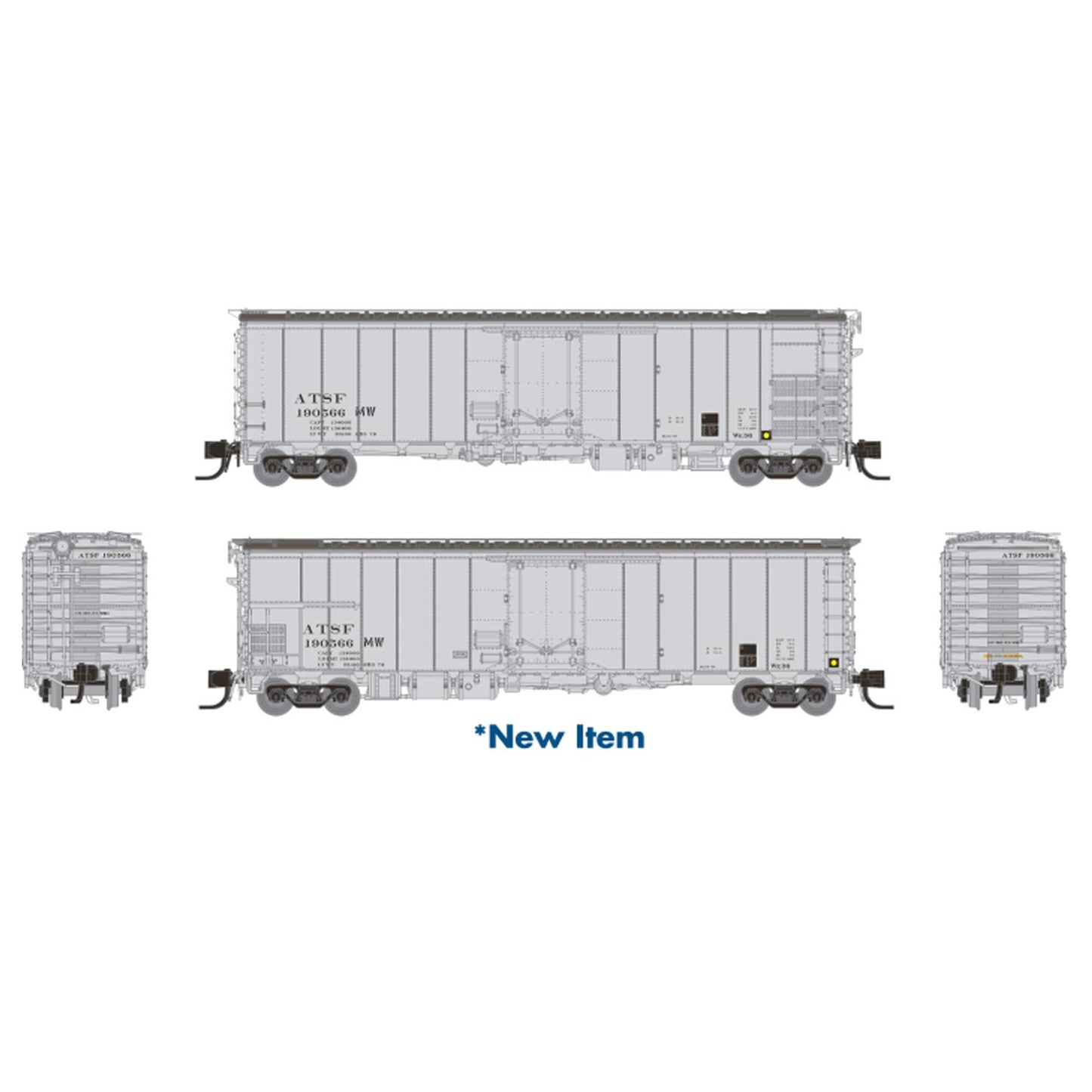 N Santa Fe RR-56 Mechanical Reefer: ATSF - MOW Service: Single Car