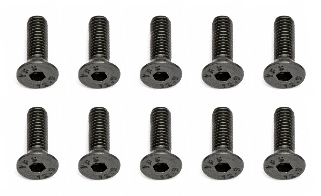 Team Associated M3x10mm Flat Head Counter Sunk Screw (10pcs)