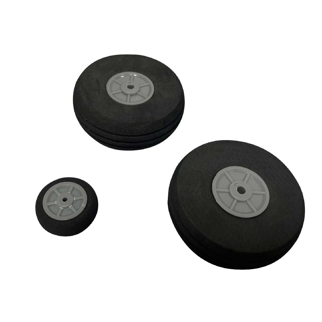 E-Flite Wheels (2) 54mm (1) 25mm: Commander mPd 1.4m
