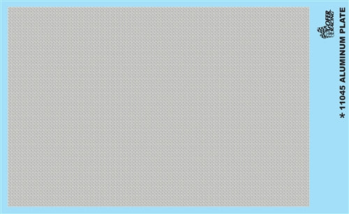 Gofer Racing Aluminum Diamond Plate Model Car Decal 1/24