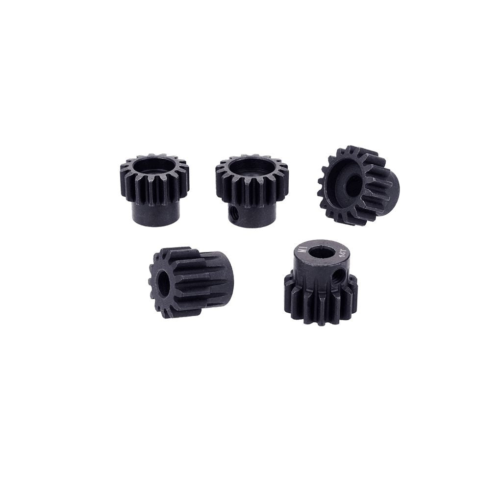 Hobby Details Mod 1 Steel Pinion Gear - Black 5mm shaft (25T)
