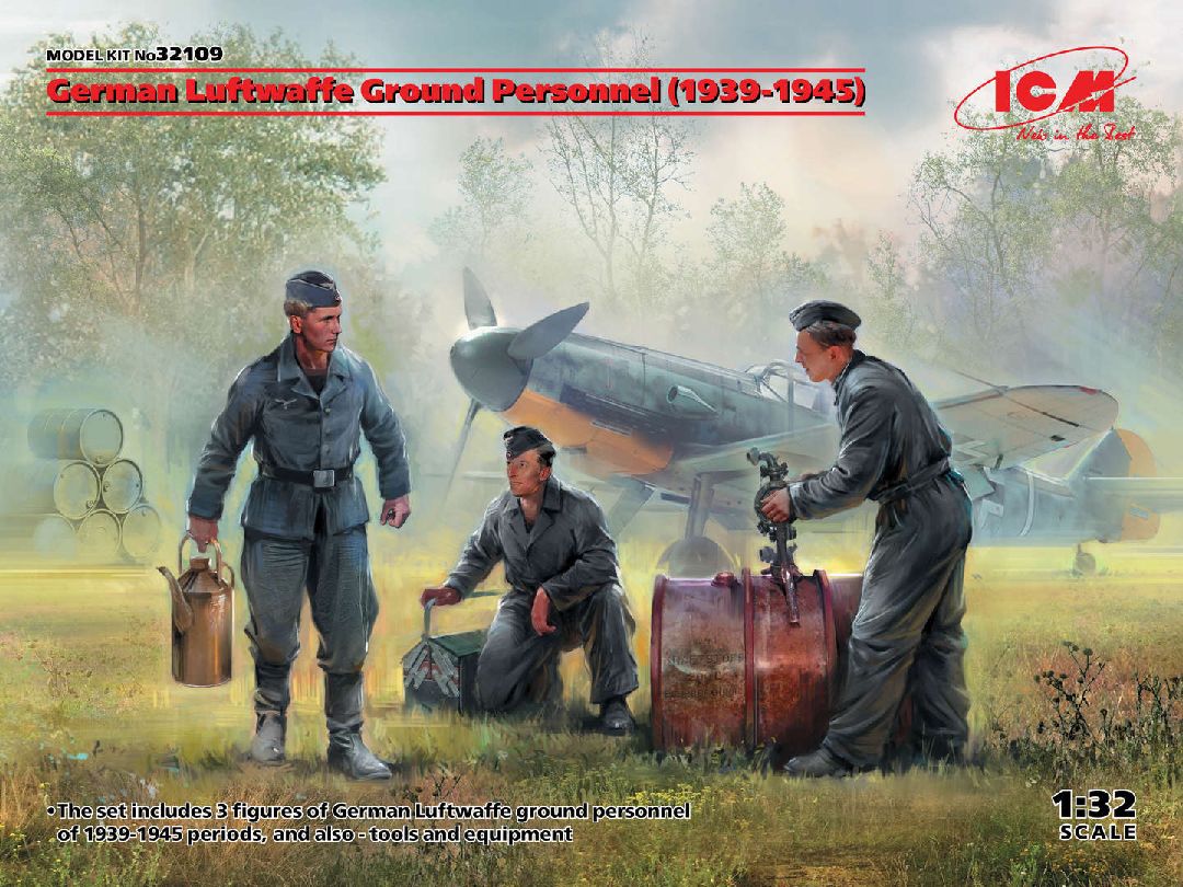 ICM 1/32 German Luftwaffe Ground Personnel (1939-1945)