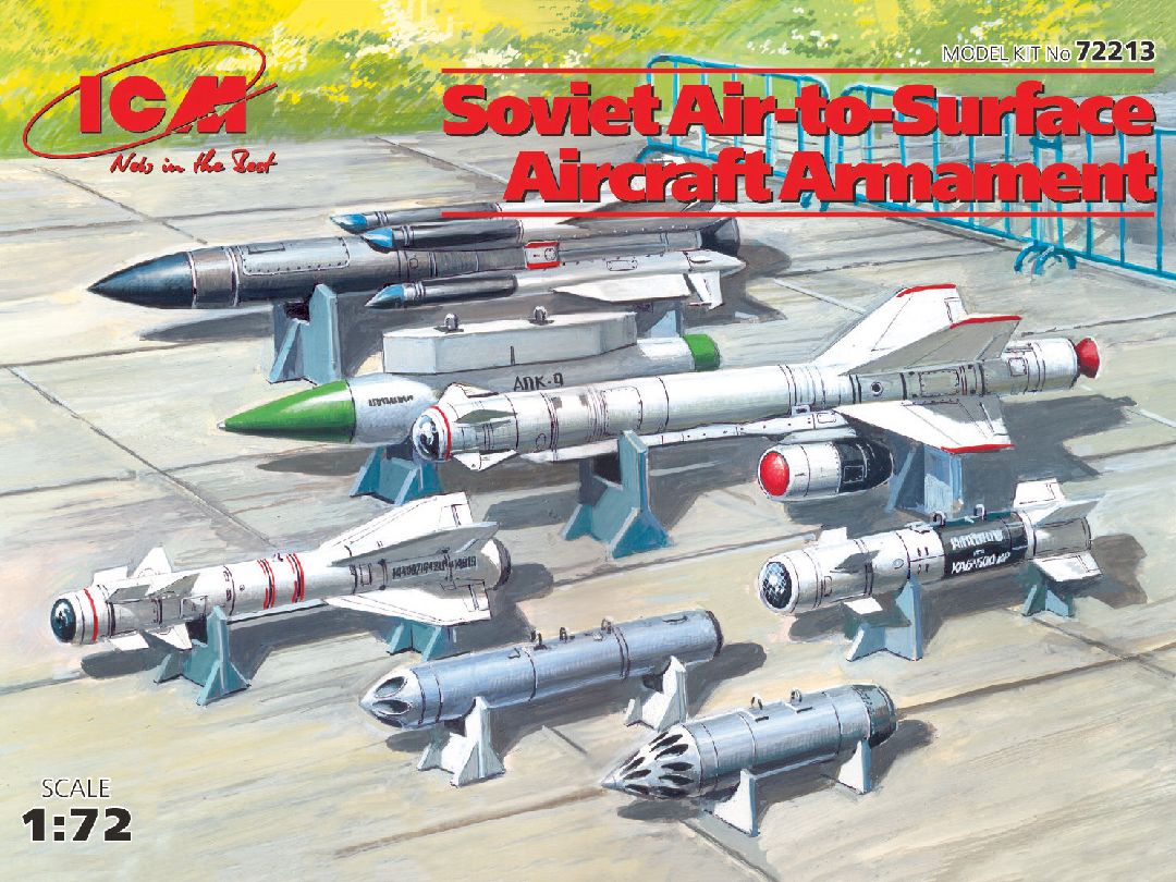 ICM 1/72 Soviet Air-to-Surface Aircraft Armament
