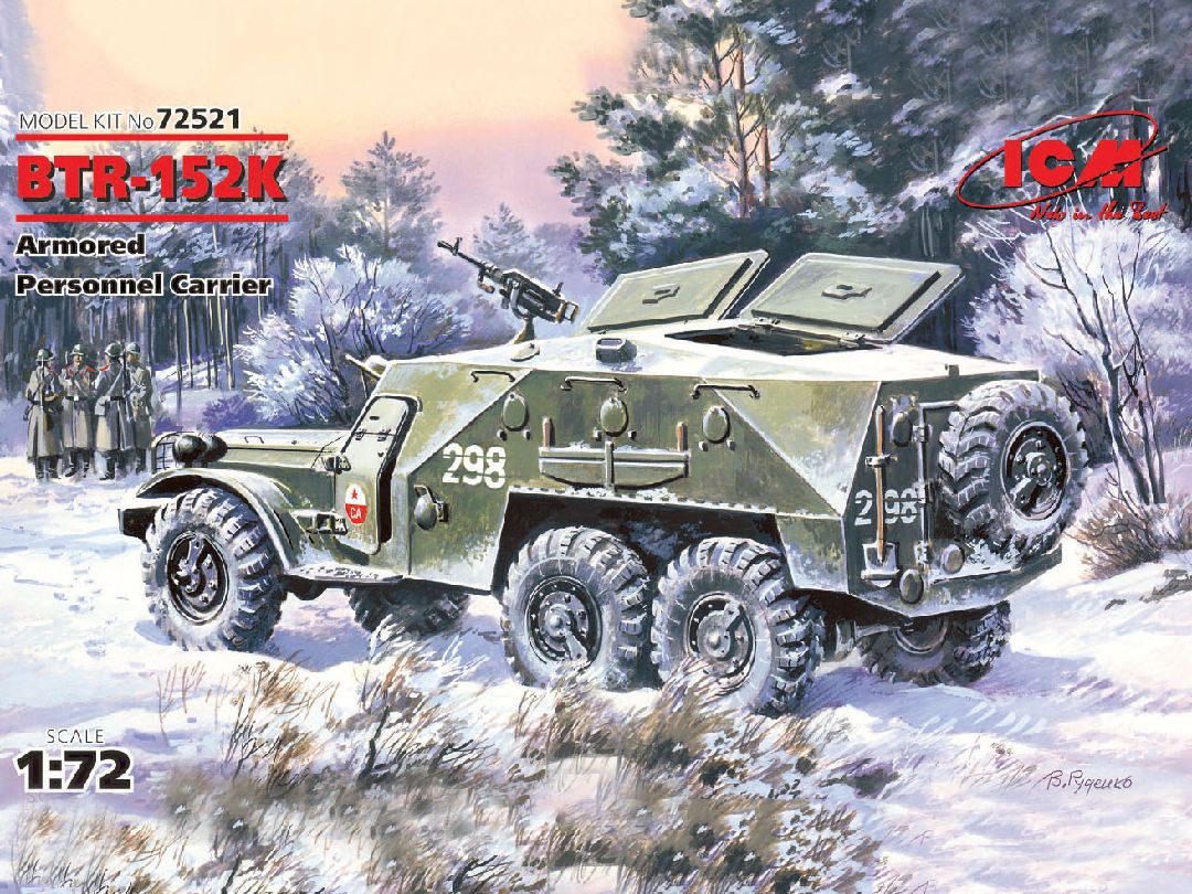 ICM 1/72 BTR-152K, Armoured Personnel Carrier