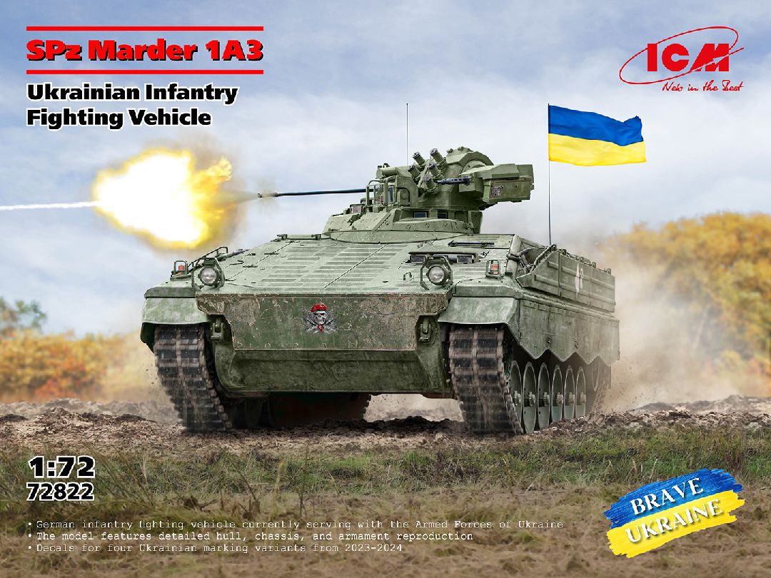 ICM 1/72 SPz Marder 1A3,Ukrainian Infantry Fighting Vehicle