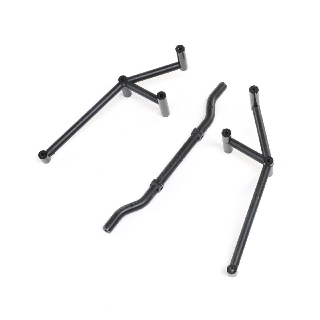 Losi Rear Cage Body Support, Black: LMT Mega