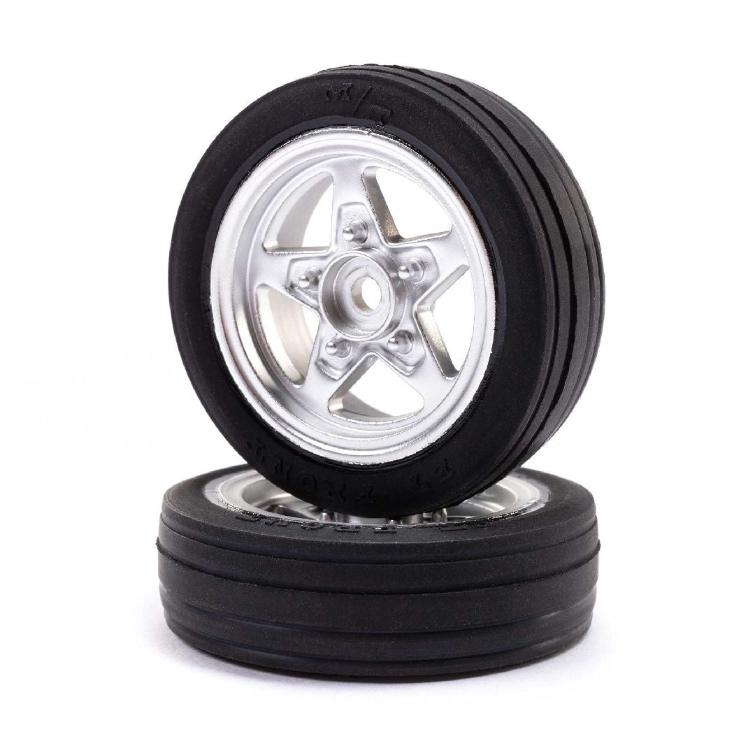 Losi Mickey Thompson, Front Tire, Premounted: Mini Drag