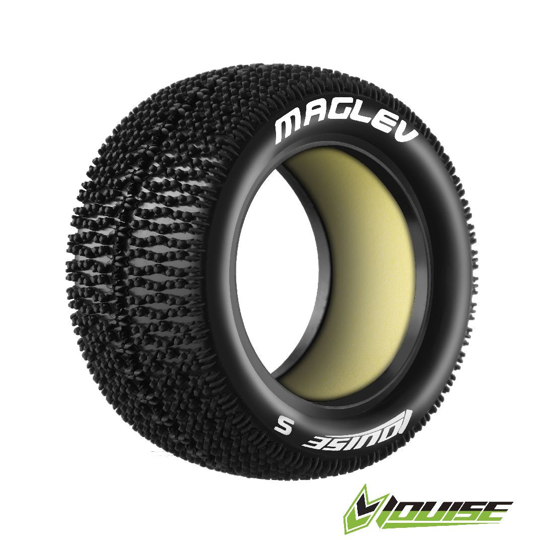 Louise R/C E-Maglev Buggy (Soft Compound) Tire (Front, 4WD) (2)
