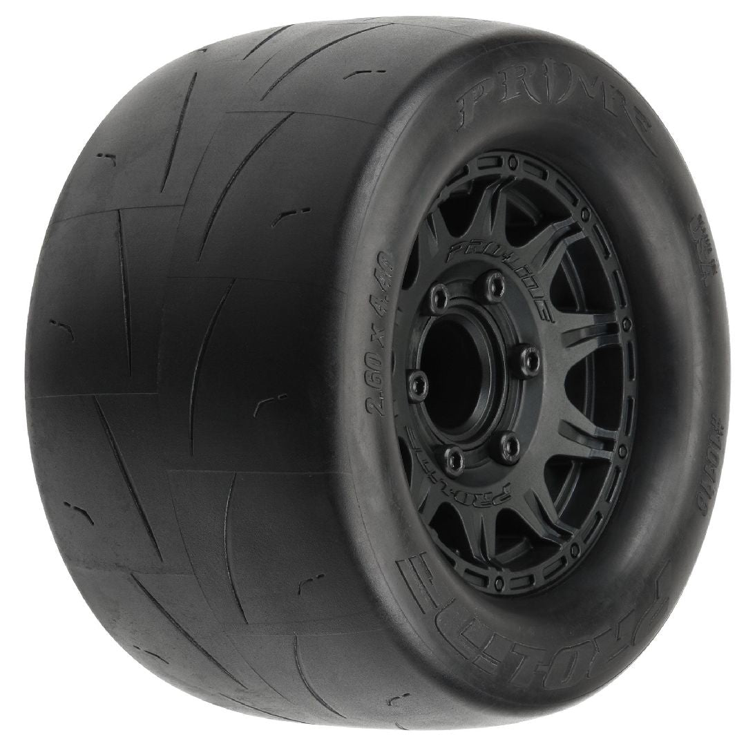 Pro-Line Prime 2.8" Tires on Black Removable Hex Whls (2)