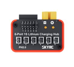 SkyRC OSH 6-Port 1S Lithium Charging Hub w/ BT2.0 Connector