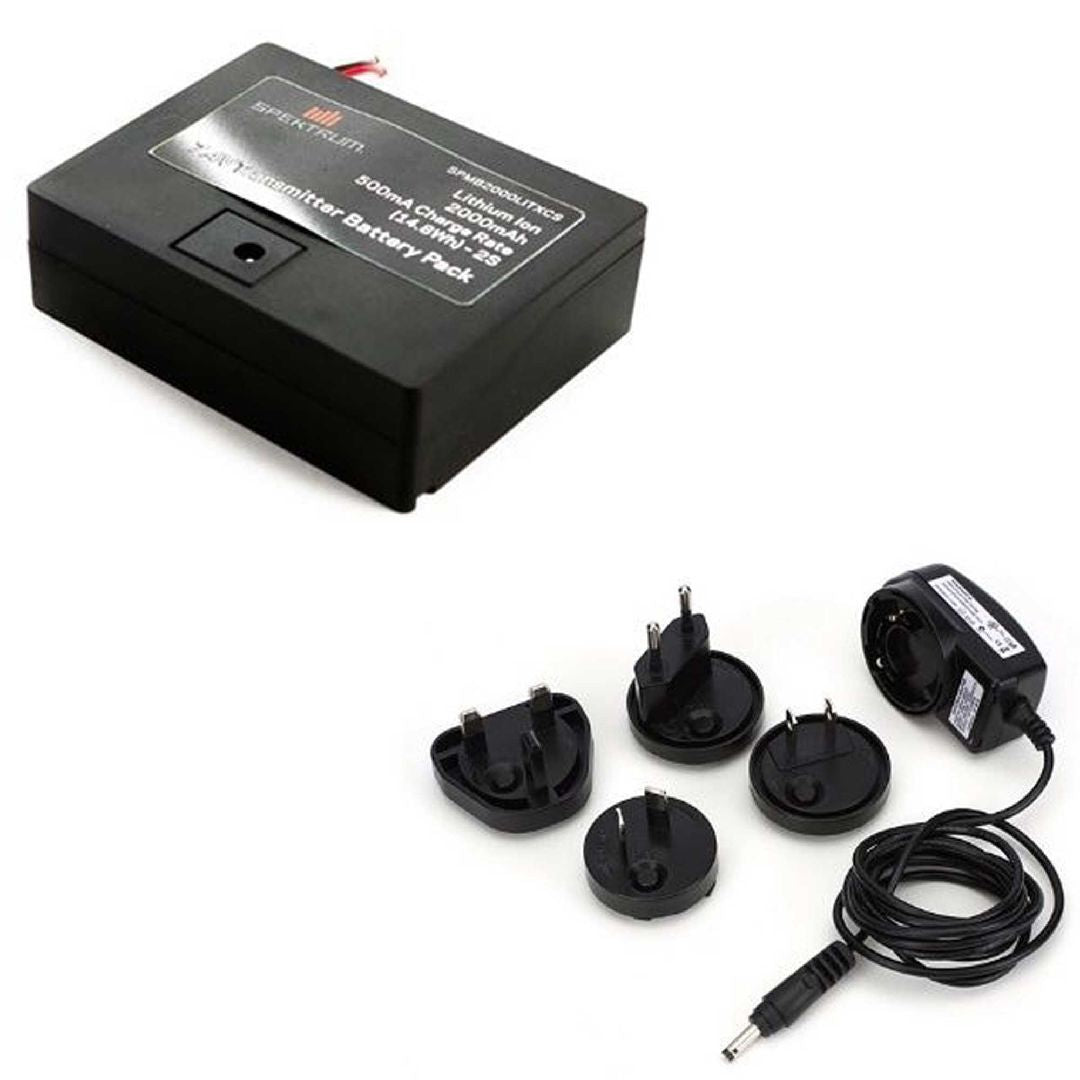 Spektrum 2000mAh TX Batt w/AC Adapter DXe, 6e, 6G2&3, 7&8G2