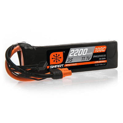 Spektrum 2200mAh 3S 11.1V 100C Smart LiPo IC3