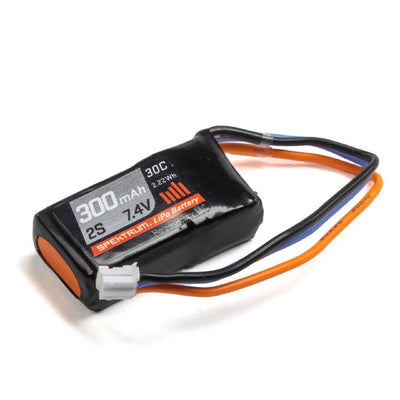Spektrum 300mAh 2S 7.4V 30C LiPo PH