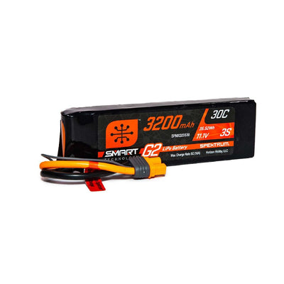 Spektrum 3200mAh 3S 11.1V 30C Smart G2 LiPo IC3