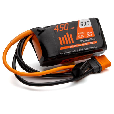 Spektrum 450mAh 3S 11.1V 50C LiPo IC2