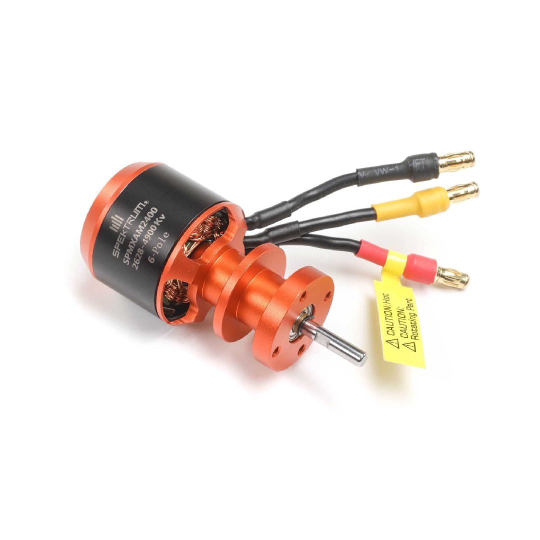 Spektrum 2628-4900Kv Brushless Outrunner Motor; 6-Pole