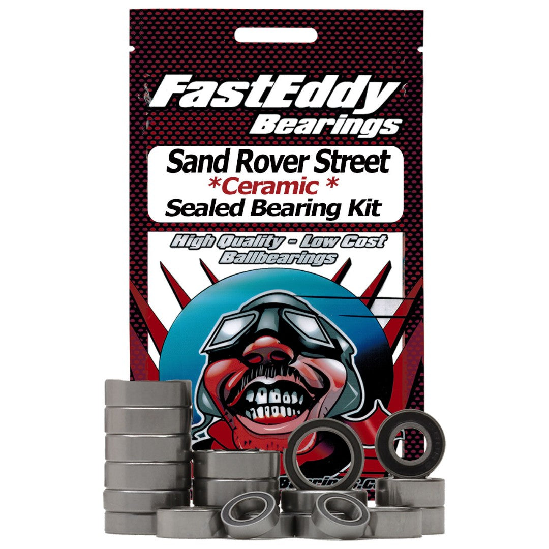 Fast Eddy Tamiya Sand Rover Street (DT-02) Ceramic Rubbr Sld Kit