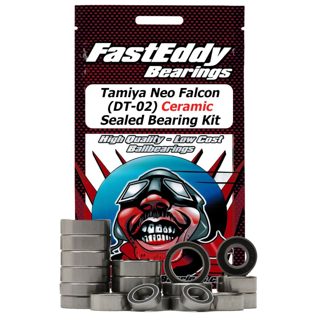 Fast Eddy Tamiya Neo Falcon (DT-02) Ceramic Sealed Bearing Kit