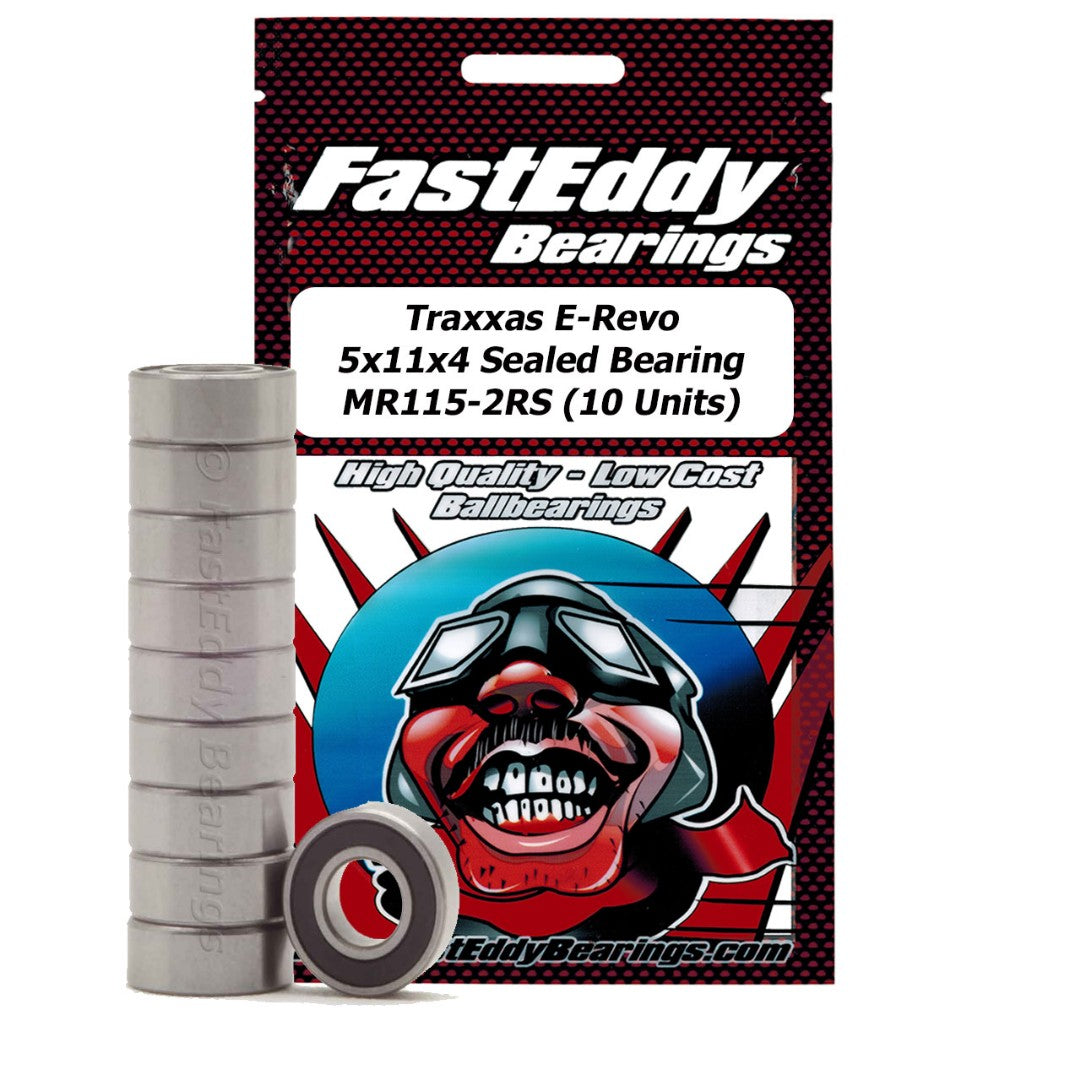 Fast Eddy Traxxas E-Revo 5x11x4 Sealed Bearing MR115-2RS (10 Uni