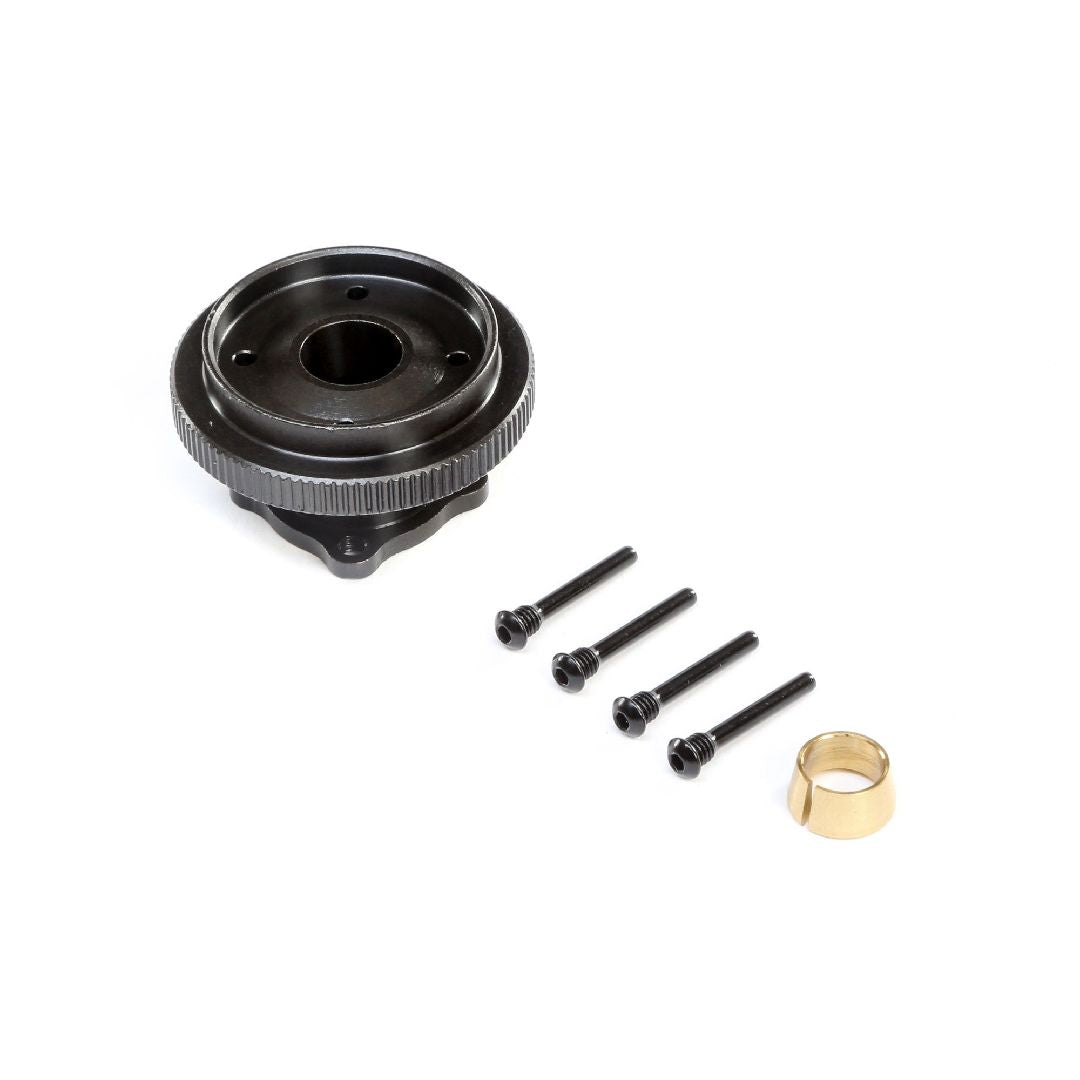 TLR Flywheel & Collet, Steel, 4 Shoe: 8X