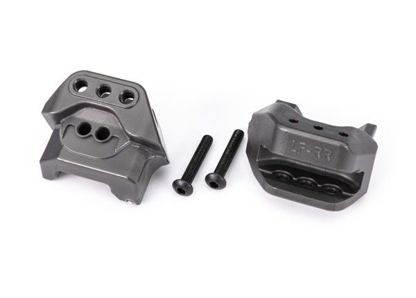 Traxxas Shock mount, lower (extended travel, left & right/ 3x18mm BCS (2)