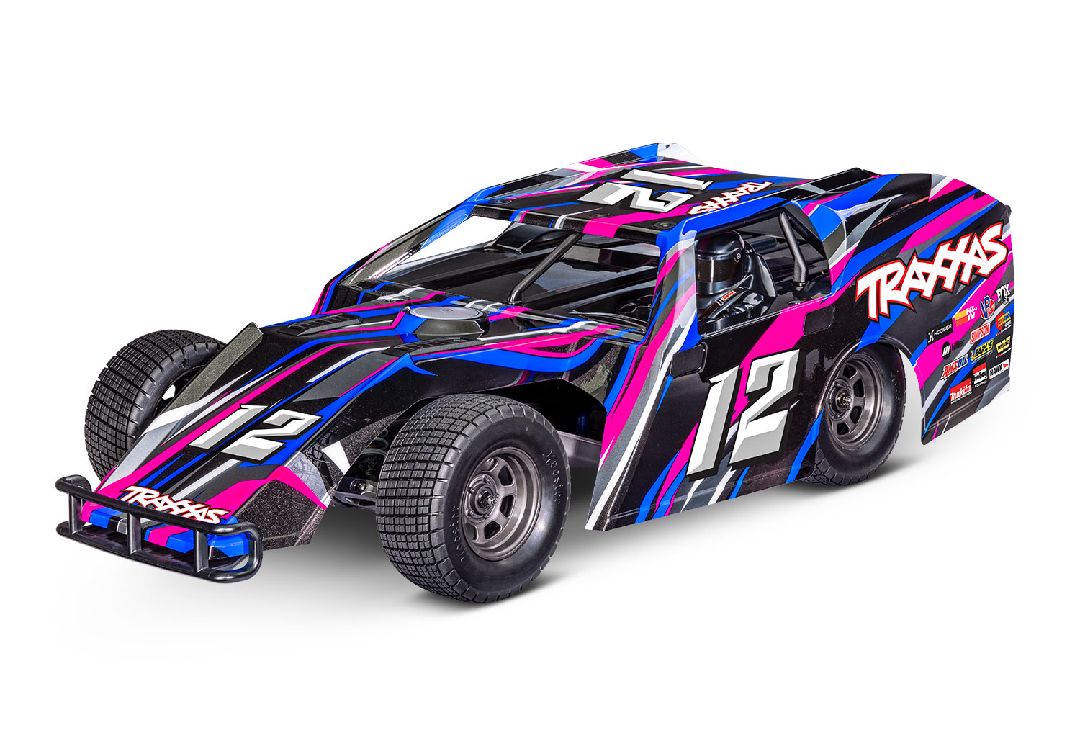 Traxxas 1/10 Modified MudBoss BL-2S. Requires Battery & Charger - Pink
