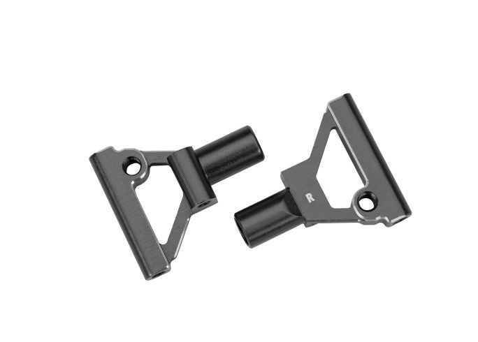 Traxxas Suspension arms, lower, front, 6061-T6 Aluminuminum (gray-anodized) (left & right)/ 2.5x5mm BCS (with threadlock) (2)