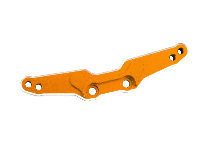 Traxxas Shock tower, rear, 6061-T6 Aluminuminum (orange-anodized)/ 3x15mm BCS (with threadlock) (2)
