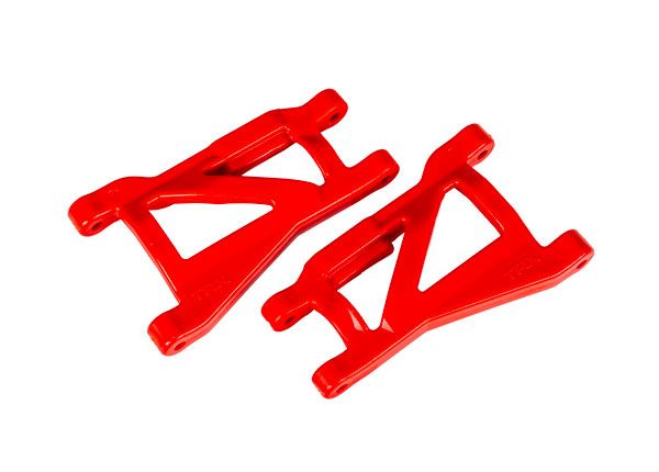 Traxxas Suspension arms, red (rear, left & right), heavy duty