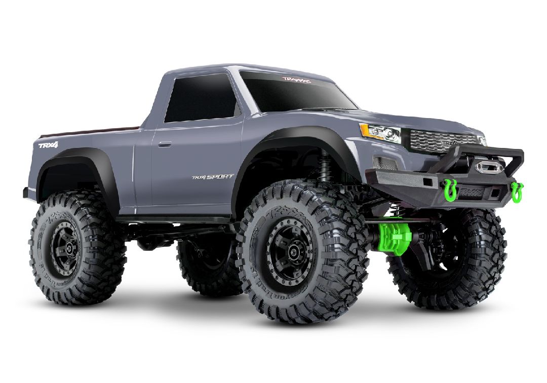 Traxxas TRX-4 Sport 1/10 4WD Electric Truck with TQ 2.4GHz Radio System, clipless (requries battery and charger) - Grey