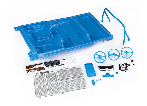 Traxxas Interior, Chevrolet Blazer (1969 -1972) - Blue