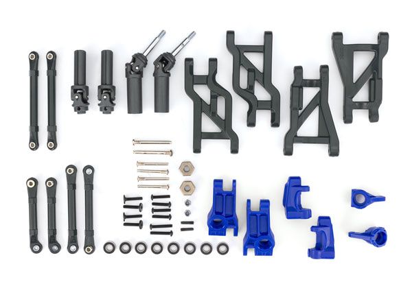 Traxxas Upgrade Kit, HD, blue (fits Bandit / Drag Slash)