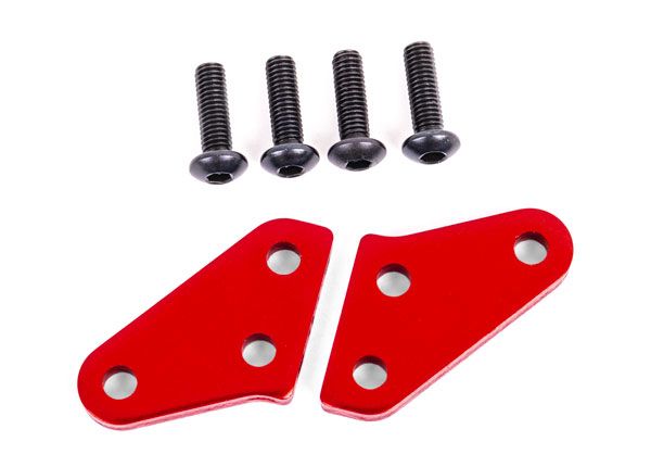 Traxxas Steering Block Arms Aluminum, Red