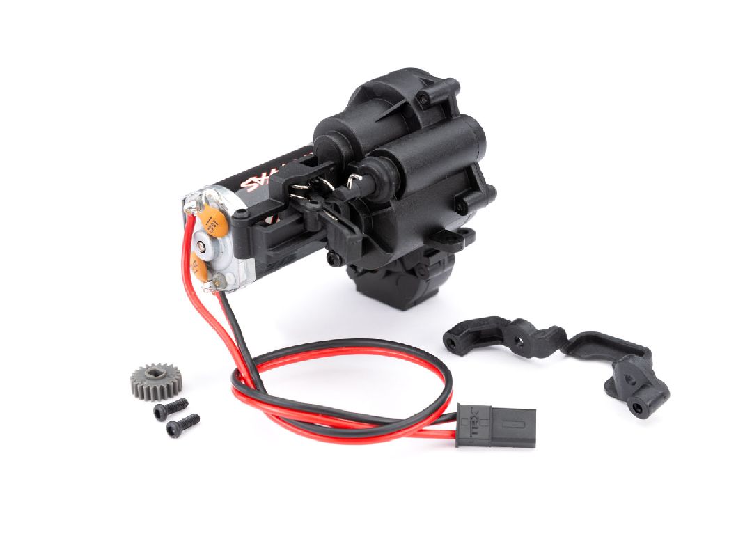 Traxxas Two speed transmission, complete (32.7:1 and 9.9:1 gear reduction ratios) (includes Titan® 87T motor)