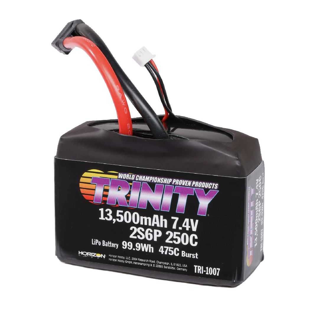 Trinity 13500mAh 2S6P 7.4V 250C Drag Racing XT90