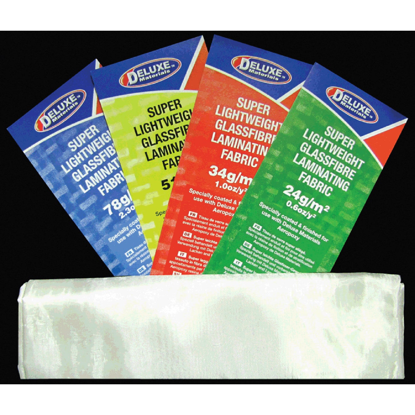 Lightweight Fiberglass Cloth, 1.0 oz, 1sq Meter, White