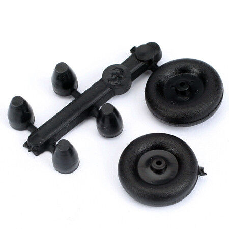 Du-Bro 1/2" Micro Tail Wheel w/ Retainers (2)