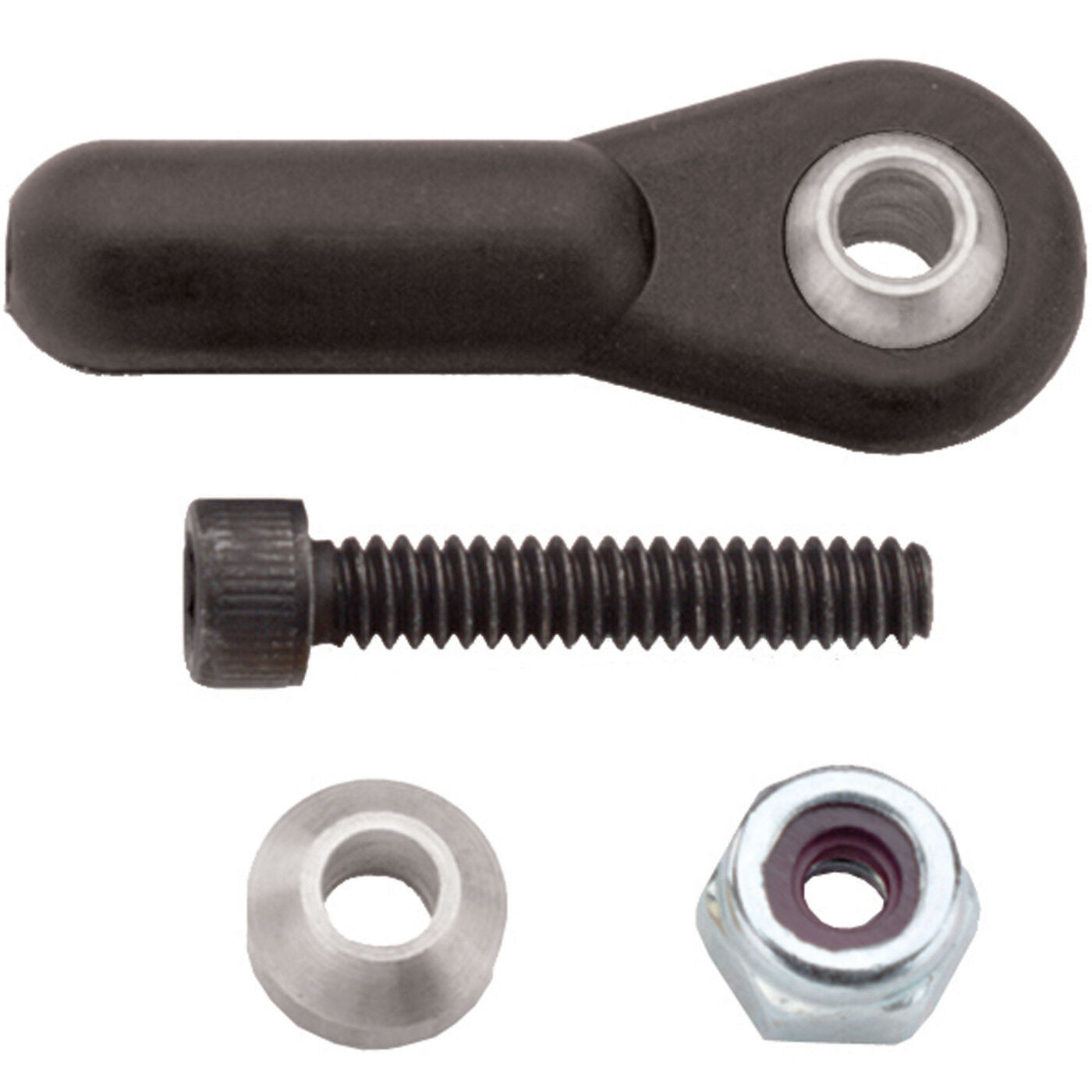 Du-Bro 4-40 Heavy Duty Ball Links -Black 12/pkg.
