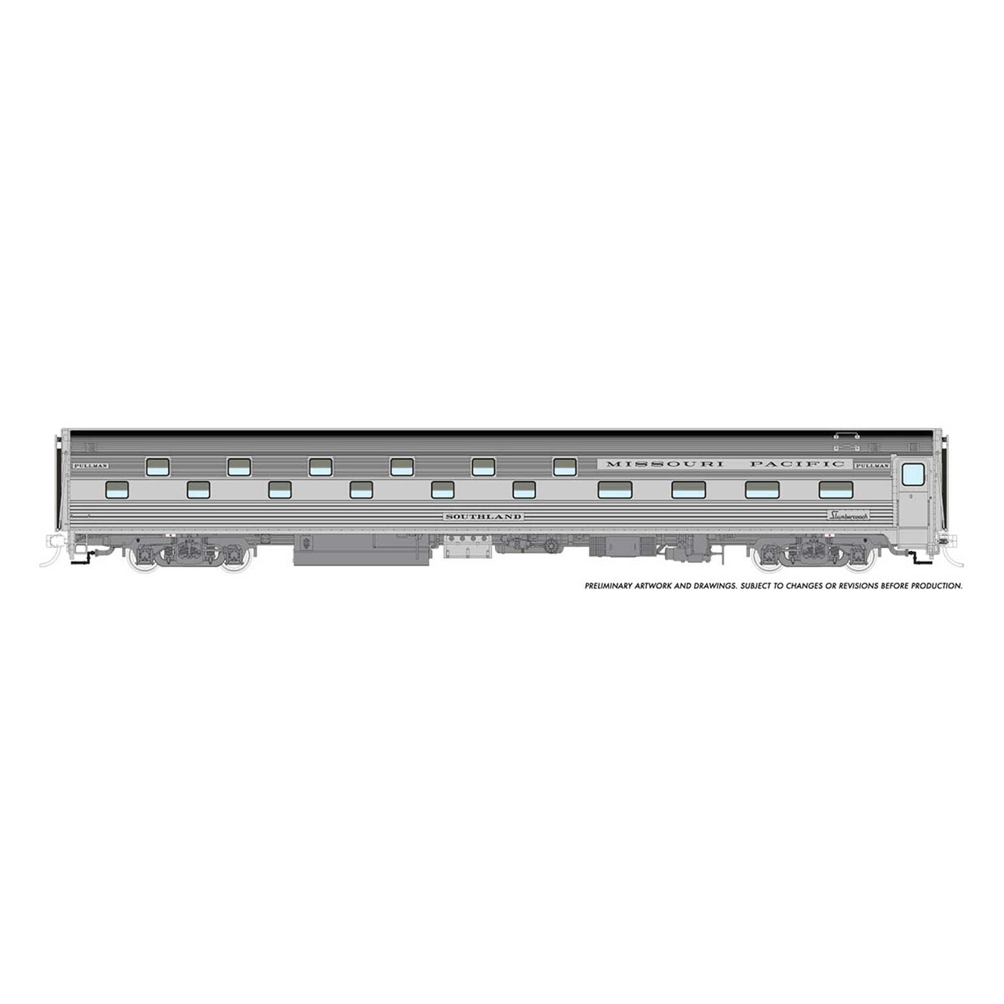 HO Budd Slumbercoach MP Southland 699