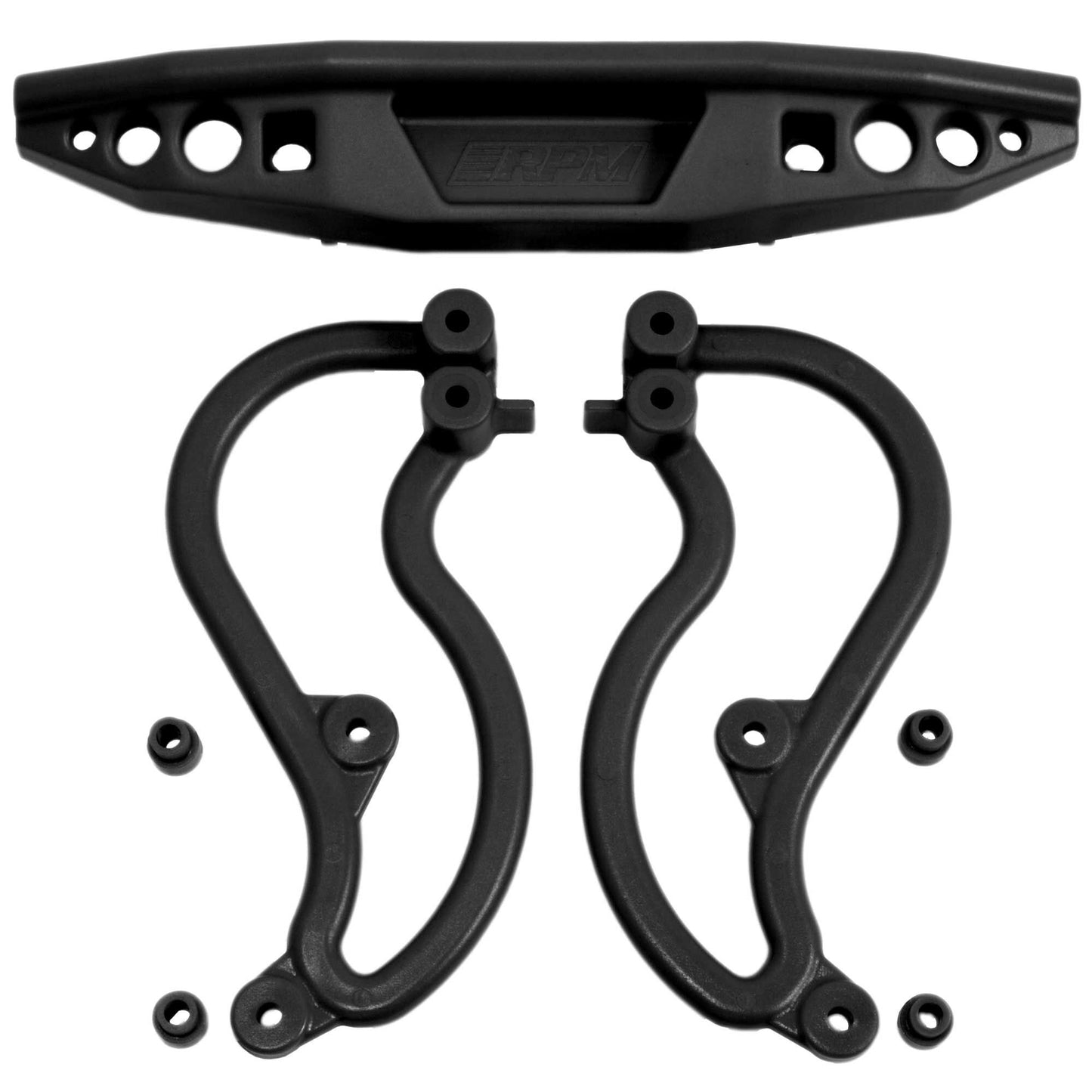 Rear Bumper Black: Stampede 2WD