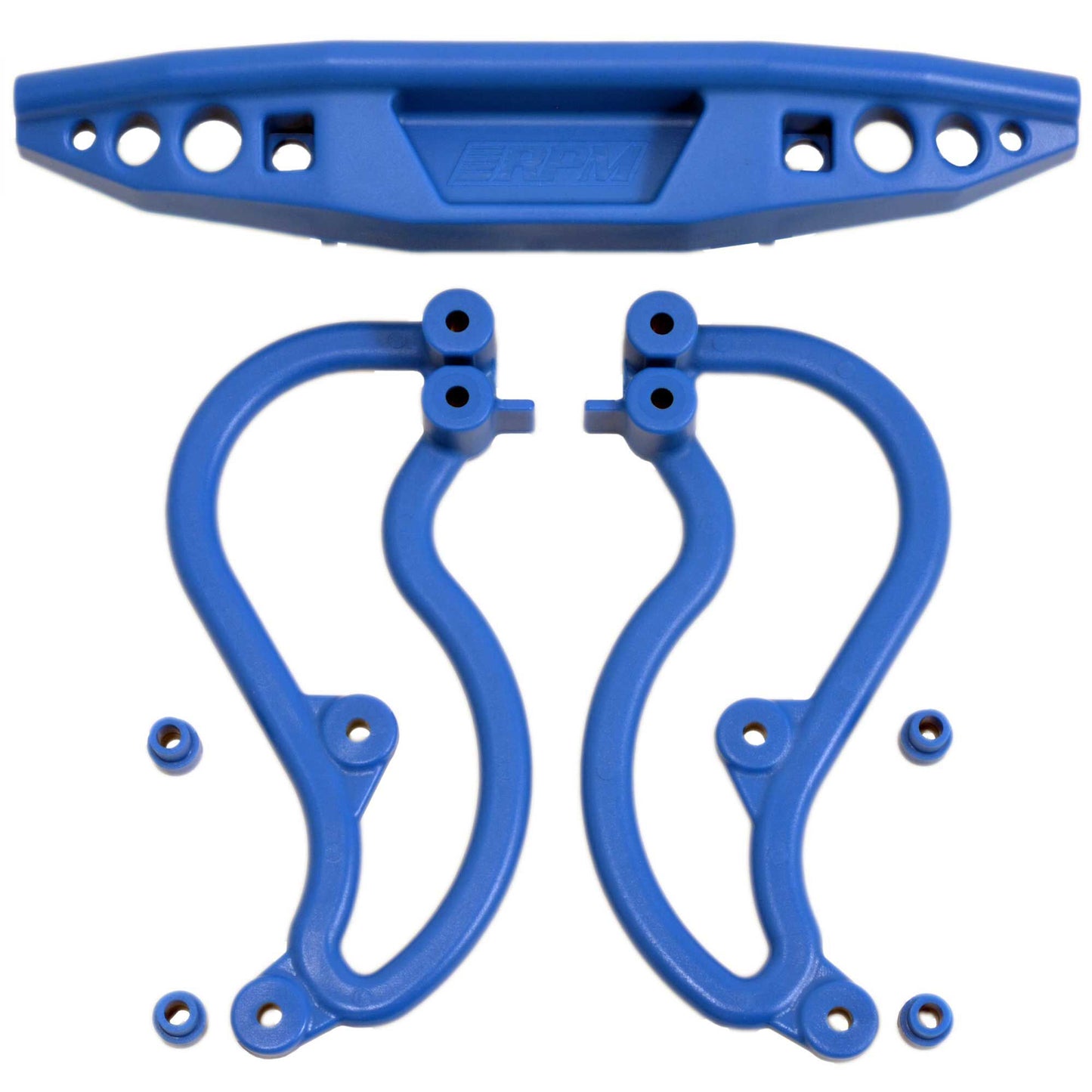 Rear Bumper Blue: Stampede 2WD