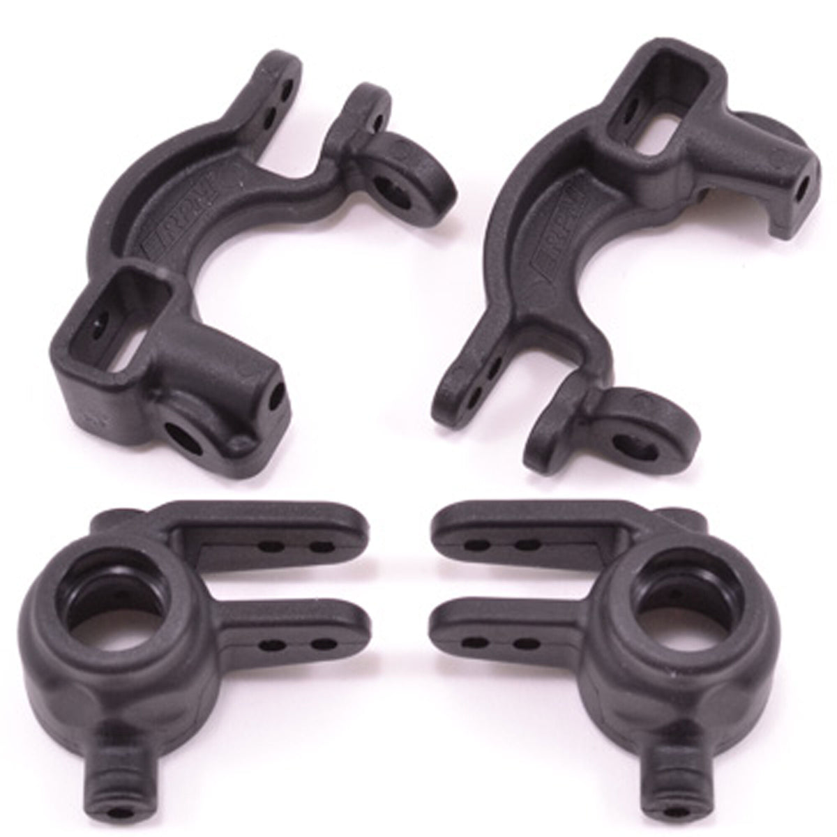 Caster & Steering Blocks Black: Slash 4X4 ST 4X4 (2)