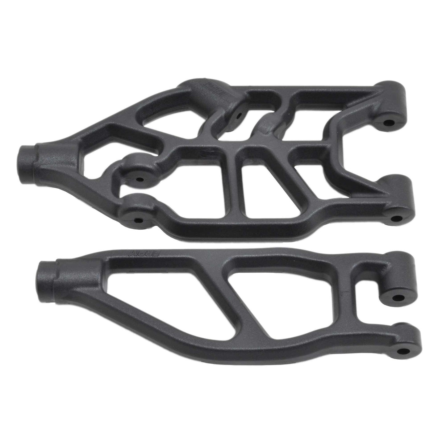 Front Upper & Lower A-Arms Black: ARRMA 1/5 Kraton & Outcast